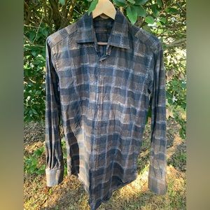 Men’s Paisley ETRO Milano dress shirt, S, 39